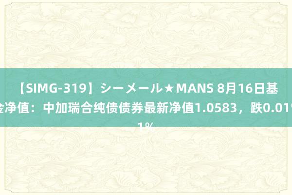 【SIMG-319】シーメール★MANS 8月16日基金净值：中加瑞合纯债债券最新净值1.0583，跌0.01%