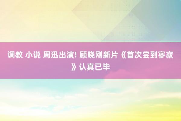 调教 小说 周迅出演! 顾晓刚新片《首次尝到寥寂》认真已毕