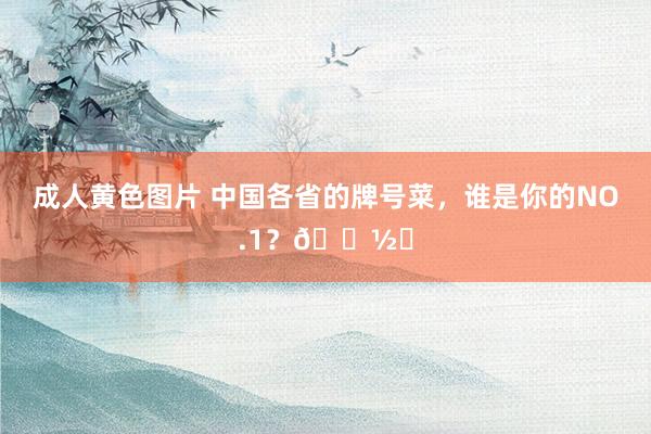 成人黄色图片 中国各省的牌号菜，谁是你的NO.1？🍽️